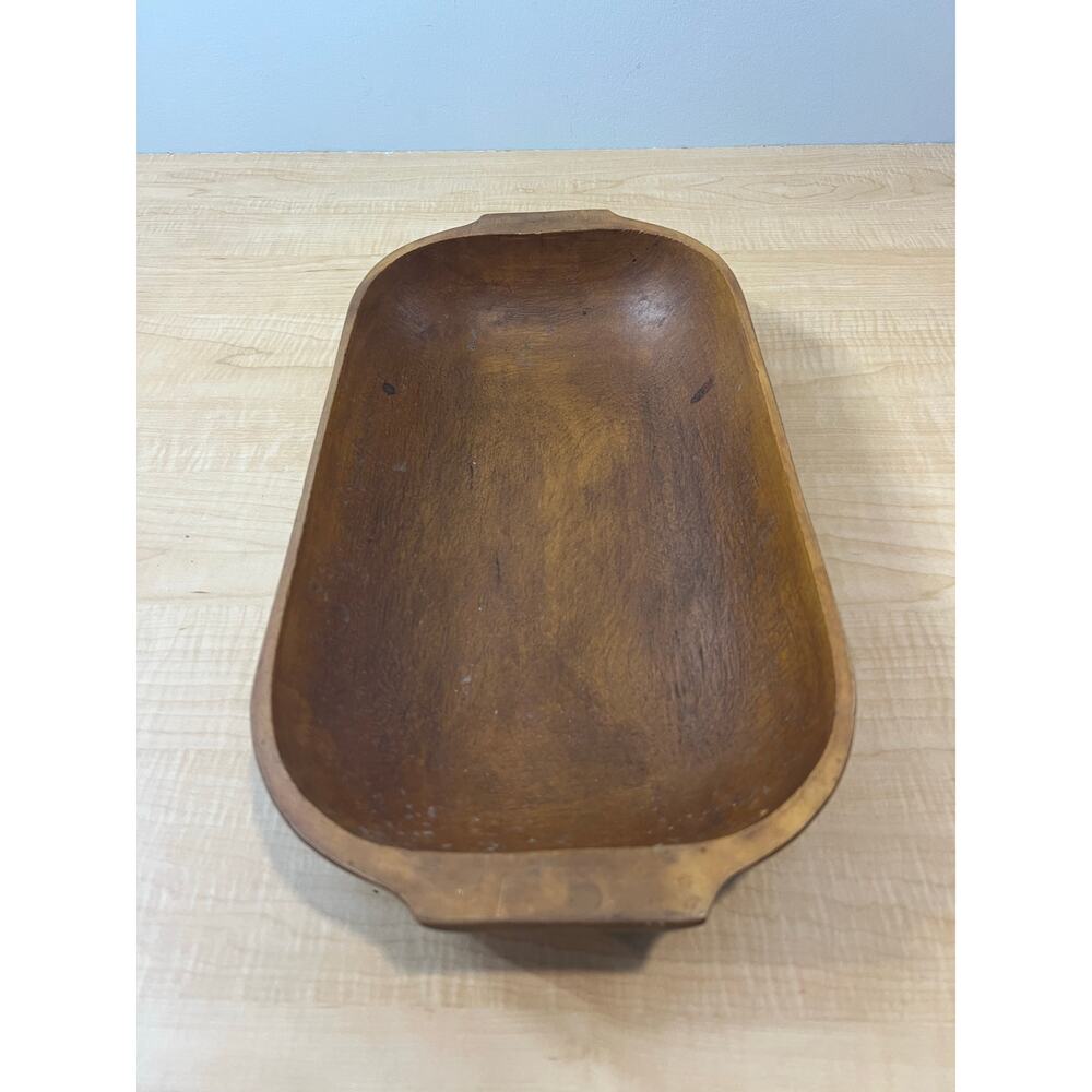 Primitive‎ Reproduction Treenware Salem Collection Dough Bowl - Picture 3 of 6
